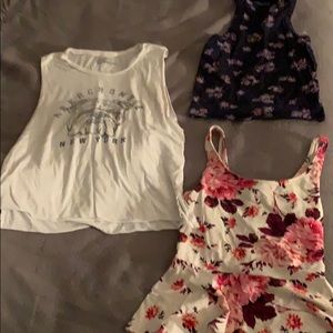 Express, Abercrombie, and Aeropostale Tanks